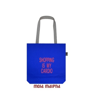 Srednji ceger ROJAL PLAVI sa vezom Shopping Cardio
