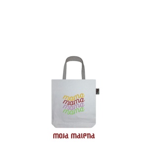 Ceger za knjigu SVETLO SIVI sa vezom Mama 4 Puta