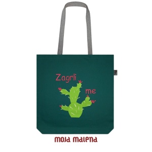 Veliki ceger ZELENI sa vezom Zagrli Me
