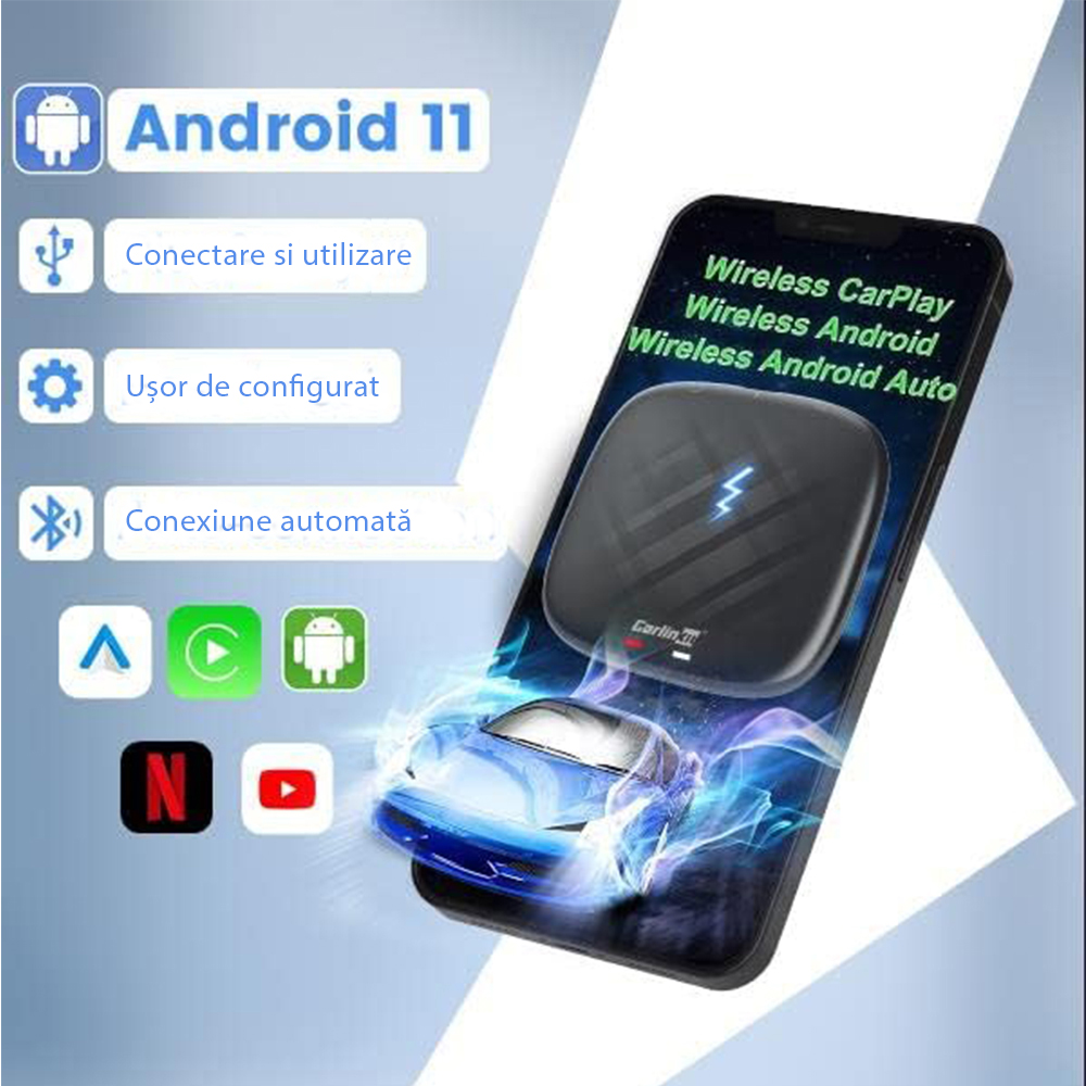 カーナビ CarLinkit CarPlay AI Box Android Carlinkit CarPlay Ai Box Cu Android 11.0 Techstar® CPC200 Mini