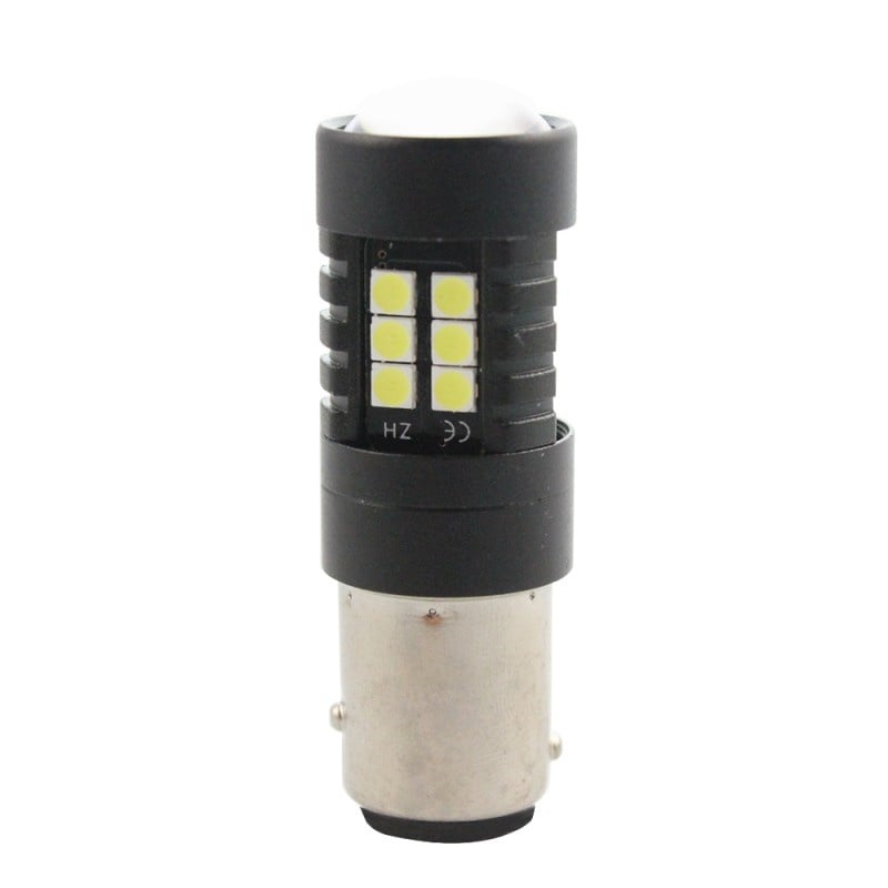 Bec Led Auto Techstar® 1156, BA15S, Alb Rece, 6000K, 12V, 1260 lm