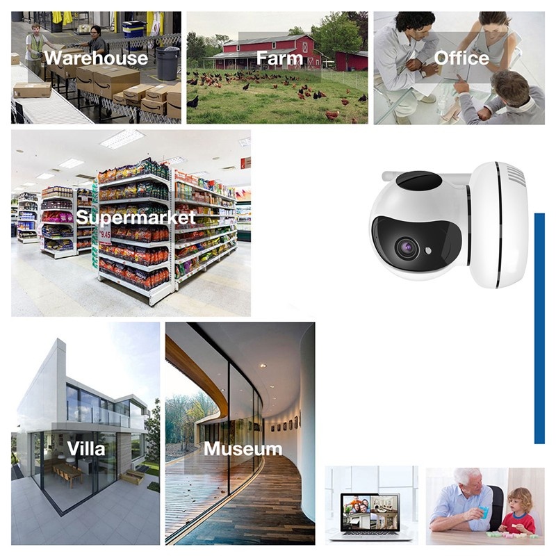 Camera de Supraveghere Interior IP Pan/Tilt Smart Wireless Wi-Fi Techstar® RL18 HD 720P Android si IoS - 2 | YEO