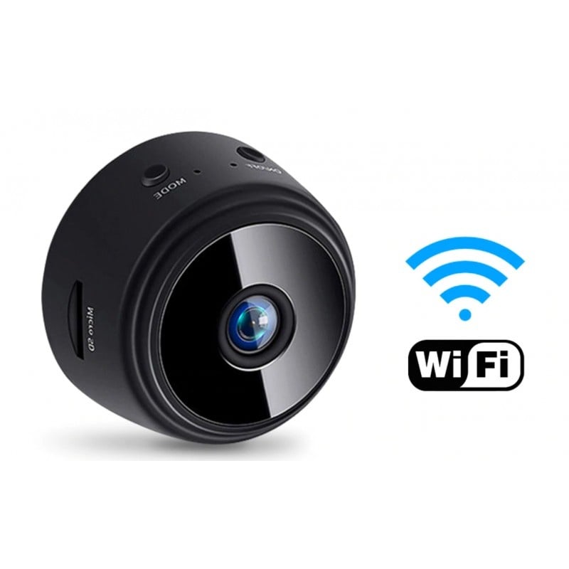 Camera supraveghere Techstar® RL-96 1080P, FullHD, Wide 150°, Infrarosu, MicroSD, WiFi, Spy, Prindere Magnetica