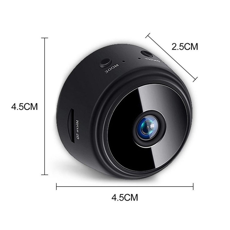 Camera supraveghere Techstar® RL-96 720P, HD, Wide 150°, Infrarosu, MicroSD, WiFi, Prindere Magnetica, Discreta - 3 | YEO