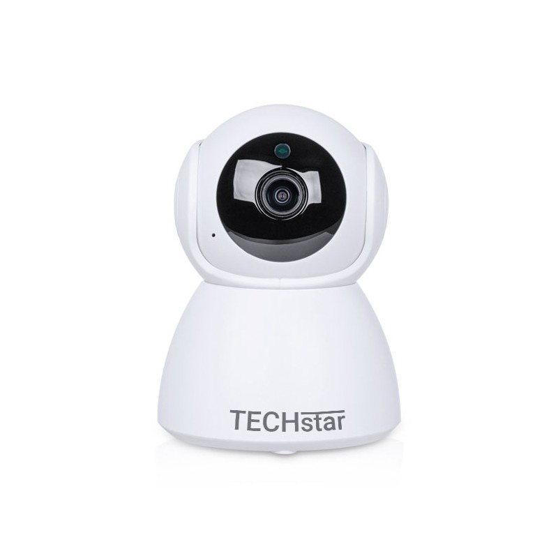 Camera Supraveghere Techstar® V380 Q8A, HD, Night Vision, Detectare Miscare, MicroSD Card, Conexiune Hotspot Wireless, Port LAN