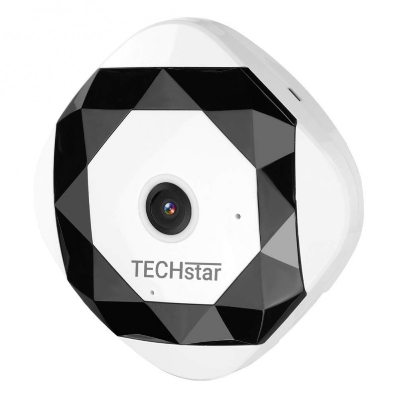 Camera Supraveghere Video Techstar® V380 3603T, Full HD 1080P , Wireless, 360°, Detectare Miscare, Microfon, Difuzor - 1 | YEO