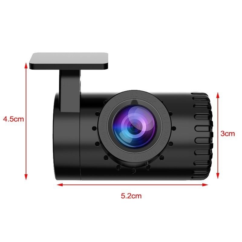 Camera Video Auto Techstar® Mini F20, FullHD, 1080P, Functie ADAS, Conexiune USB, 1080P, Suport MicroSD, Compatibila HU Android - 3 | YEO