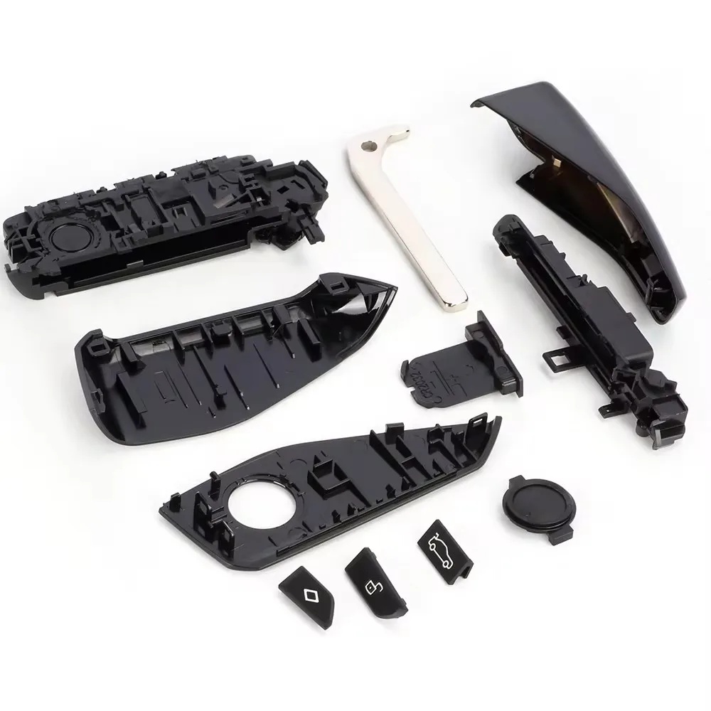 Carcasa cheie auto Techstar® BMW M Style, compatibila BMW i7, X7 G07 LCI, iX I20, X1 U11, Seria 7 G70, G09, XM U06, G81 M3 - 1 | YEO