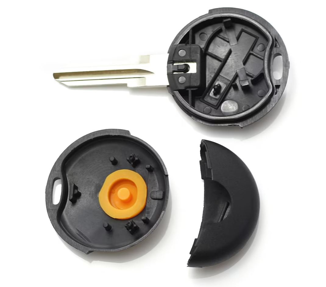 Carcasa Cheie Auto Techstar, compatibila Mercedes-Benz Smart cu 1 buton, compatibila modele 1998–2007 Fortwo, Forfour, City Coupe, Cabrio - 1 | YEO