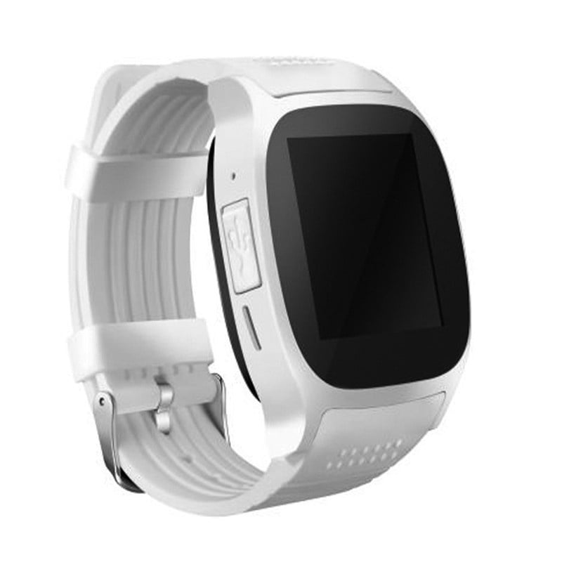 Ceas Smartwatch Techstar® T8 Alb, Cartela SIM, 1.54 inch, Apelare, Alerte Sedentarism, Hidratare, Bluetooth 4.0