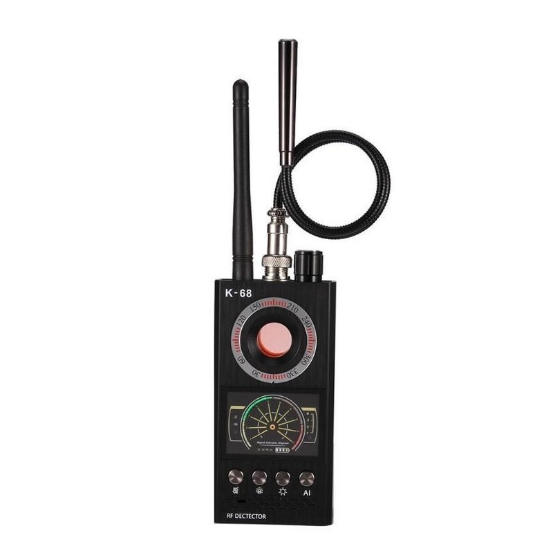 Detector Aparate Spionaj Techstar® K68, Profesional, Detecteaza Camere, Dispozitive GSM, Microfoane, Localizatoare GPS ,Reportofoane