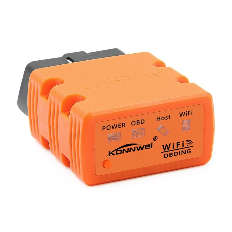 Diagnoza OBD2 KONNWEI KW902, Orange, WiFi, iOS, Android, PC, ELM 327 OBDII, PIC18F25K80