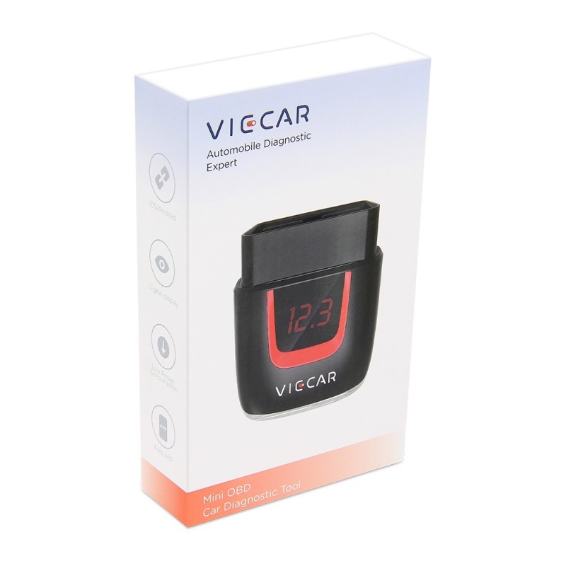 Poze Interfata Diagnoza Multimarca Viecar WiFi, Aplicatie Dedicata, iOS, Android, Display LED, OBD2