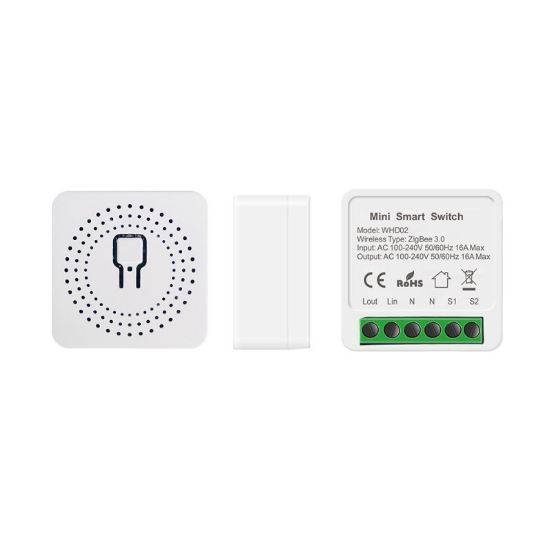 Intrerupator/Releu Techstar® Mini Smart, Protocol Wireless, Tuya, SmartHome, Automatizare - 1 | YEO
