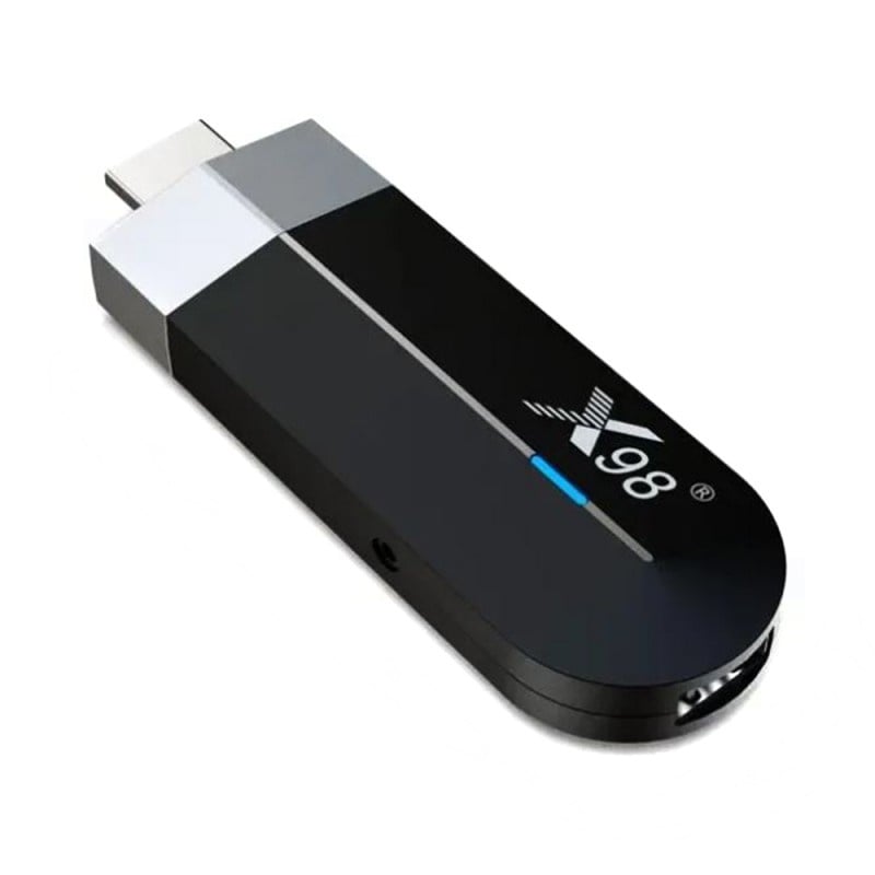 Media Player TV Stick Techstar® X98 S500, 4K, Android 11.0, Quad Core, 4GB RAM, 32GB ROM, WiFi 2.4G, Bluetooth, HDMI, Negru - 1 | YEO