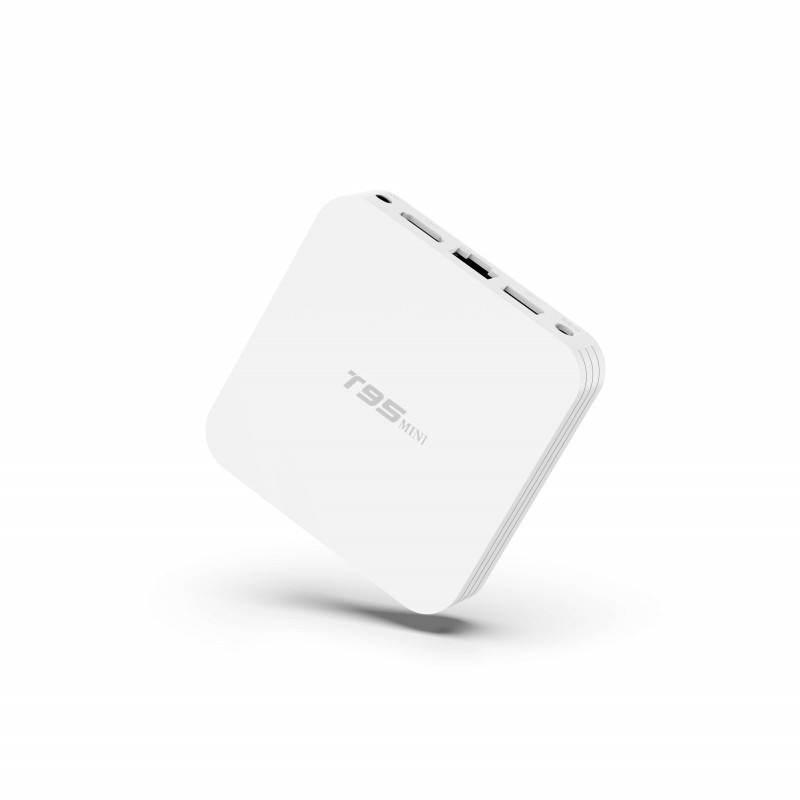 Poze Mini PC Tv Box Techstar® T95 Mini, Procesor Allwinner H313, Android 10, UHD 4K, HDR, 1GB RAM, 8GB ROM, WiFi, Telecomanda
