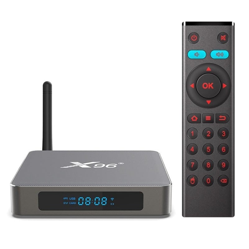 Mini PC Tv Box Techstar® X96 X6, Procesor RK3566, Android 11, UHD 8K, 3D, 8GB RAM LPDDR4, 64GB ROM, WiFi 5G, Bluetooth, Gigabit, Telecomanda