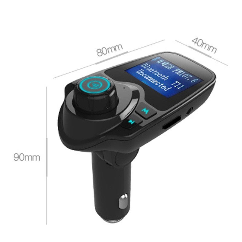 Modulator FM Auto Hands Free T11 cu Bluetooth, Citire USB si MicroSD Mp3 Player - 3 | YEO