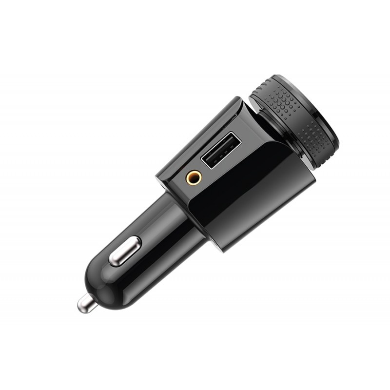 Modulator FM Auto T18 Hands-Free Car Kit Bluetooth MP3 Player Wireless Design Slim