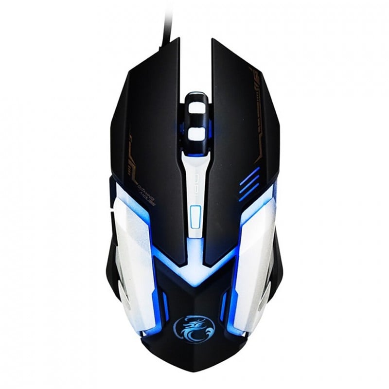 Mouse Gaming Techstar® iMice V6, 2400 DPI, Ergonomic, 6 Butoane, RGB, USB