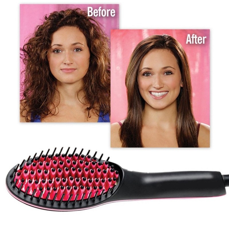 Poze Perie Ceramica Techstar® Simply Straight, Sistem Revolutionar Indreptare fara Degradare a Parului Reglare Digitala 230°