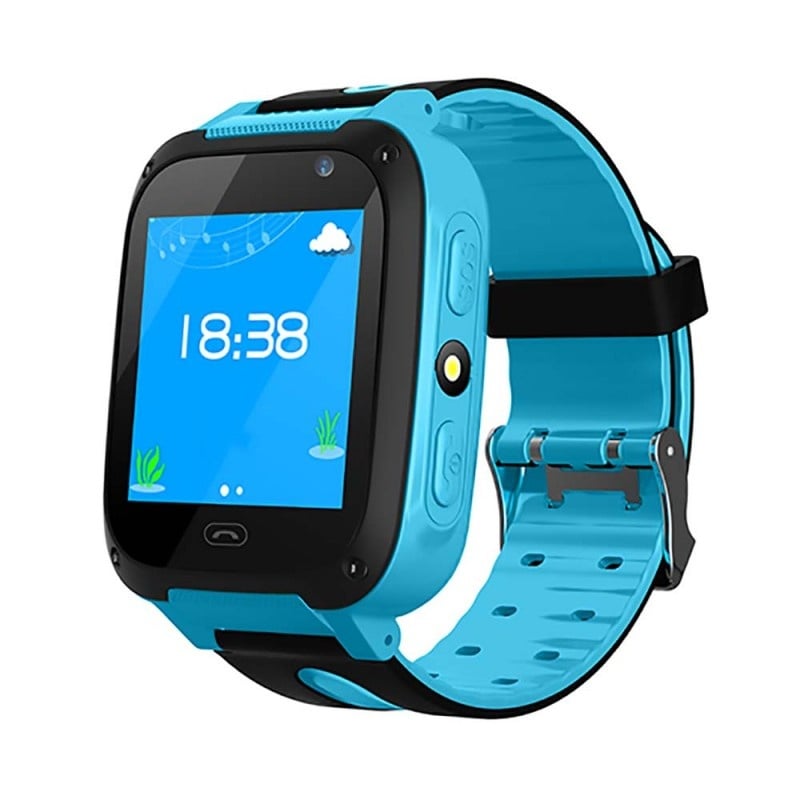 Resigilat Ceas Smartwatch Copii Techstar® Q9, Slot Cartela SIM, GPS Tracker, Buton Urgenta SOS, Monitorizare Live, Apelare, Albastru - 1 | YEO