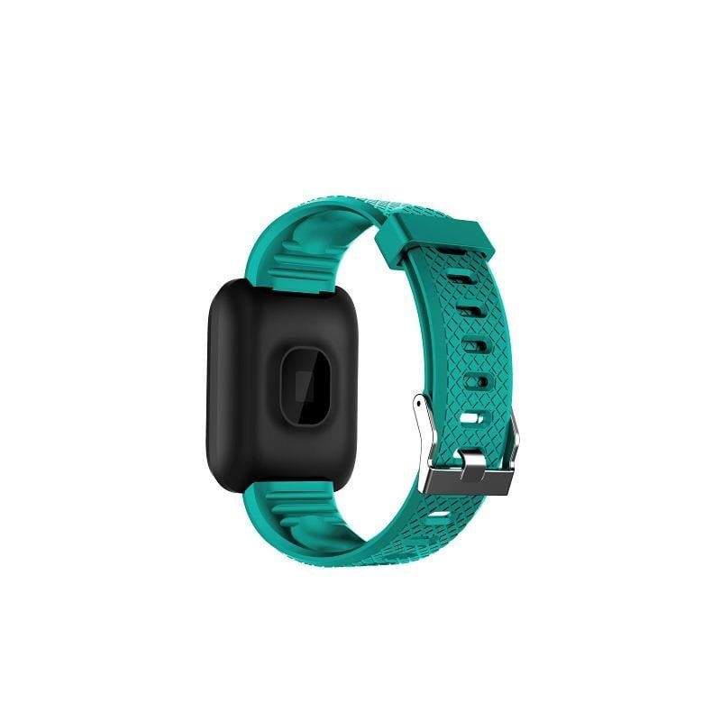 Resigilat Ceas Smartwatch Techstar® D13 Verde, Ecran LCD 1.3inch, Bluetooth 4.0, Compatibil Android & iOS, Unisex, Rezistent la Apa - 1 | YEO