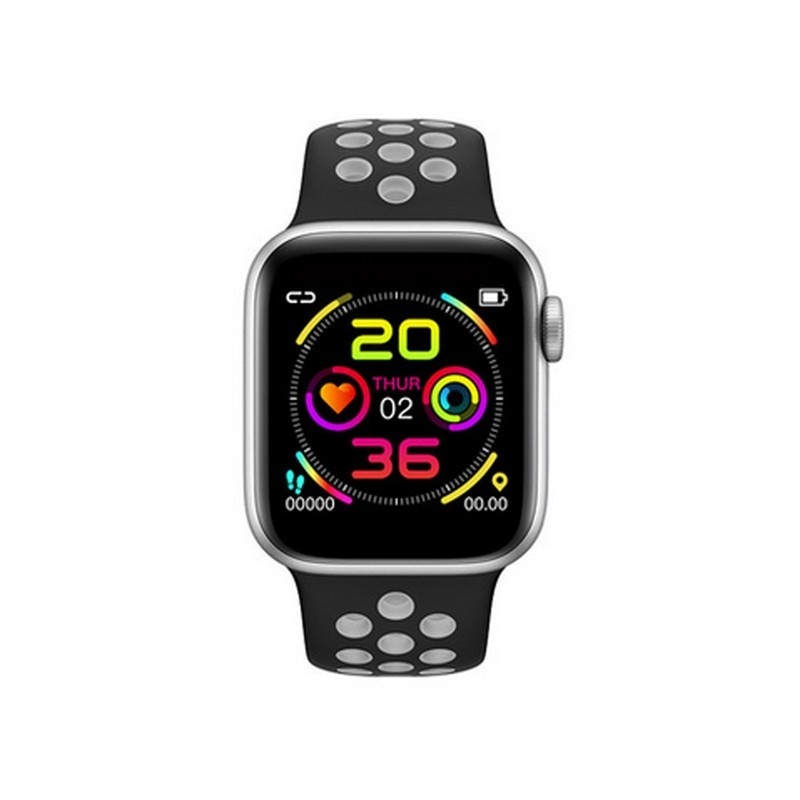 Resigilat Ceas Smartwatch Techstar® W5 Negru, 1.54 inch IPS, Monitorizare Cardiaca, Tensiune, Sedentarism, Bluetooth 4.2 - 2 | YEO
