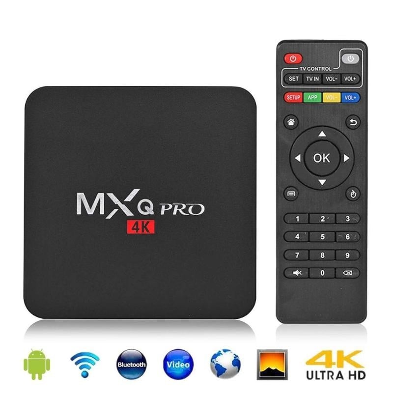 Resigilat Mini PC Android 7 Media Player, TV Box MXQ PRO UltraHD 4K Quad-Core 64 Bit 1GB RAM, 8GB ROM Wireless, Ethernet - 1 | YEO