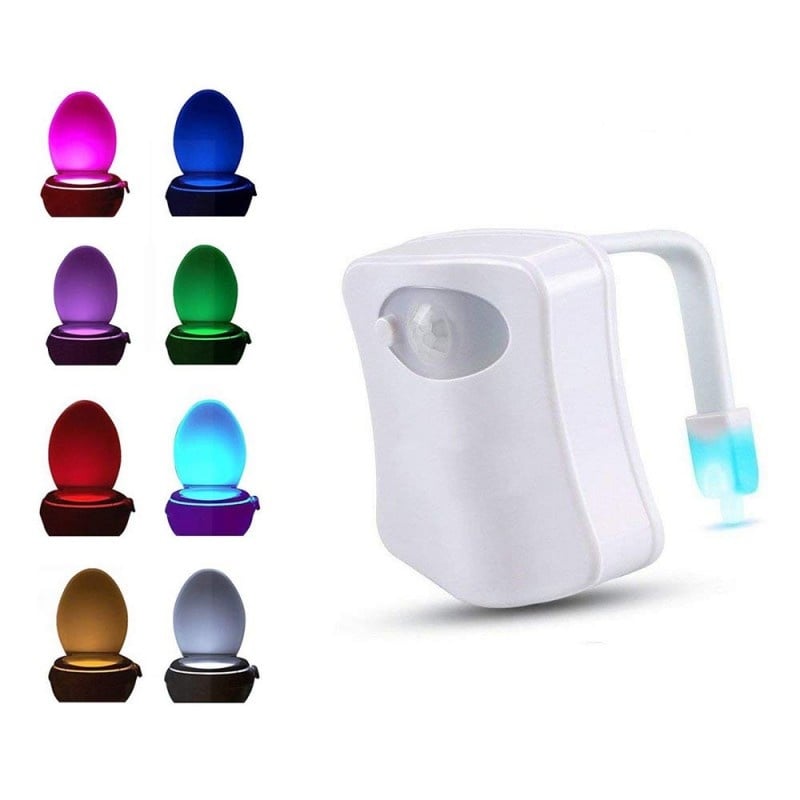 Senzor LED pentru Capac Toaleta Multicolor 8 Culori cu senzor de miscare - 3 | YEO