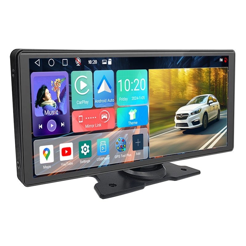 Sistem Multimedia Auto cu Navigatie GPS Techstar® 9001 cu Android 12, Compatibil Carplay si Android Auto, Camera Marsarier, Display 9.3