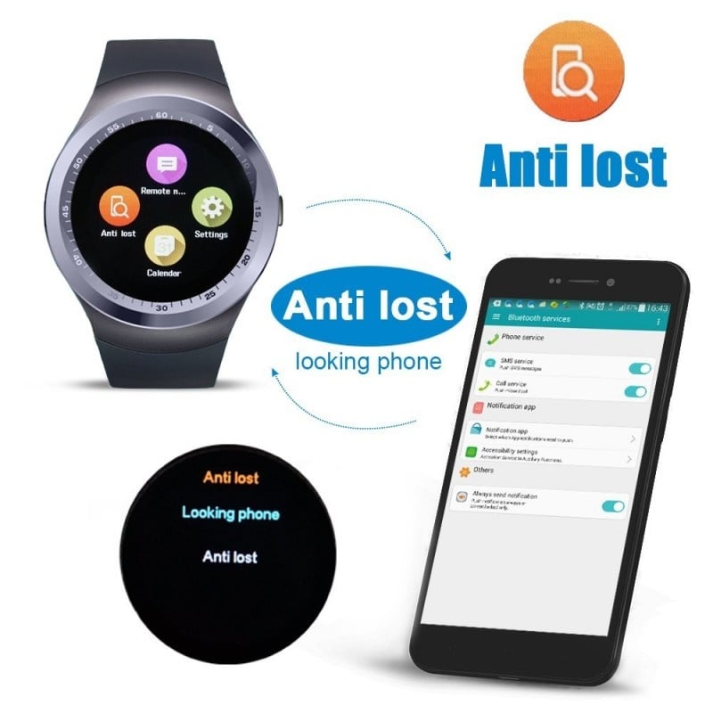 Smartwatch Techstar® Y1, Display 1.54