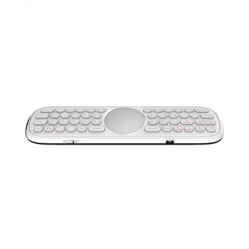 Tastatura Techstar® Q9, Air Mouse + Telecomanda, Iluminata, Anti-Pierdere, 2.4G, Gyroscop si IR, Voice Search, Google Assistant, Alb - 2 | YEO