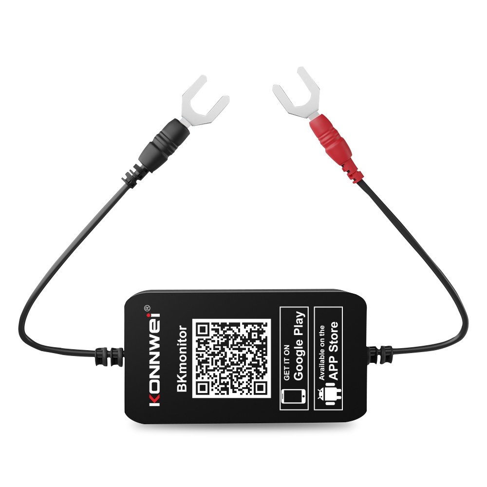 Tester Baterie Auto Inteligent cu Bluetooth 5.0 KONNWEI BK300, Aplicatie Telefon, Android si iOS, Monitor Baterie Wireless 12V 24V, Incarcare, Tensiune - 2 | YEO