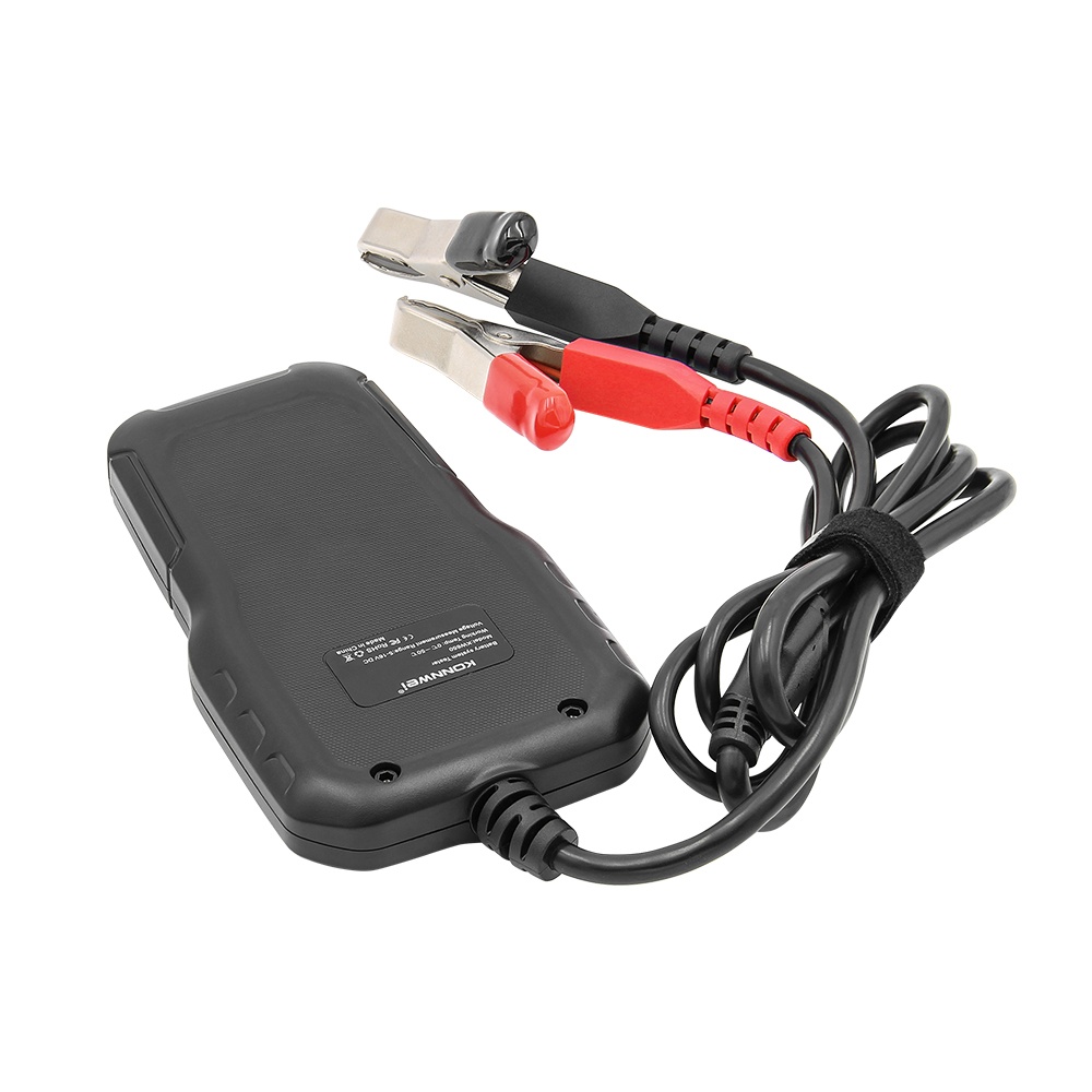 Tester Profesional pentru Baterii Auto si Moto KONNWEI KW650, 6-16V, cu Ecran Color 2.4