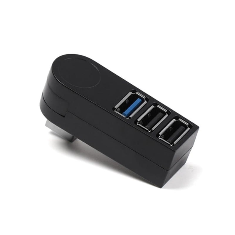 USB Hub Techstar® HB3, 3.0 High Speed, 1 Port USB 3.0, 2 Port USB 2.0, Conexiune USB 3.0 de mare viteza, Compact - 1 | YEO