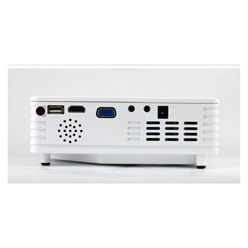 Videoproiector Mini Portabil cu Led ML205 White cu Audio Incorporat Compatibil HDMI, USB, SD si TV - 3 | YEO