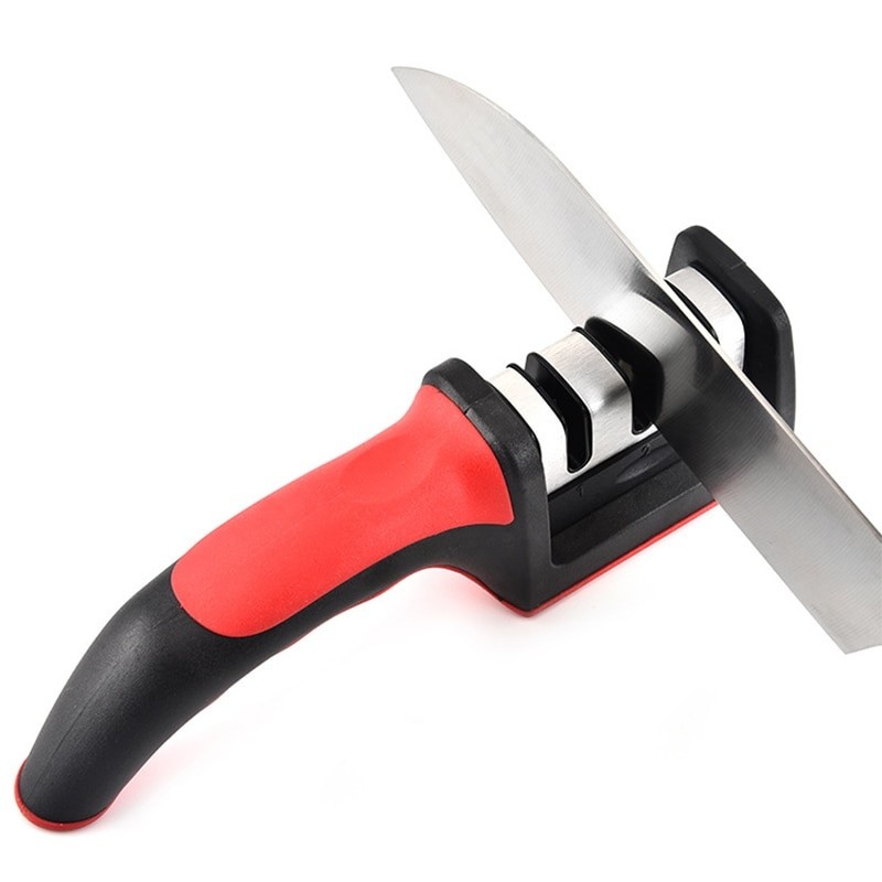 Aparat Pentru Ascutit Cutite Knife Grinder cu Maner Anti Alunecare 3 Nivele