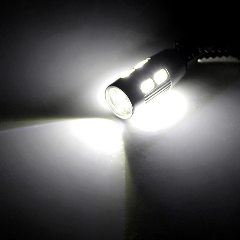 Poze Bec Led Auto Techstar® T10, w5w, Alb Rece, 6000K, 12V, 50 lm