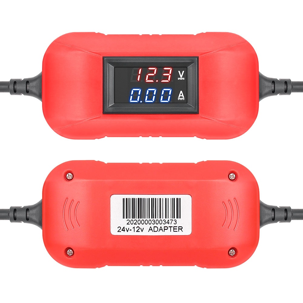 Cablu convertor 24V la 12V Techstar, pentru diagnoza tester OBD-II pe camioane MAN Mercedes Volvo - 1 | YEO