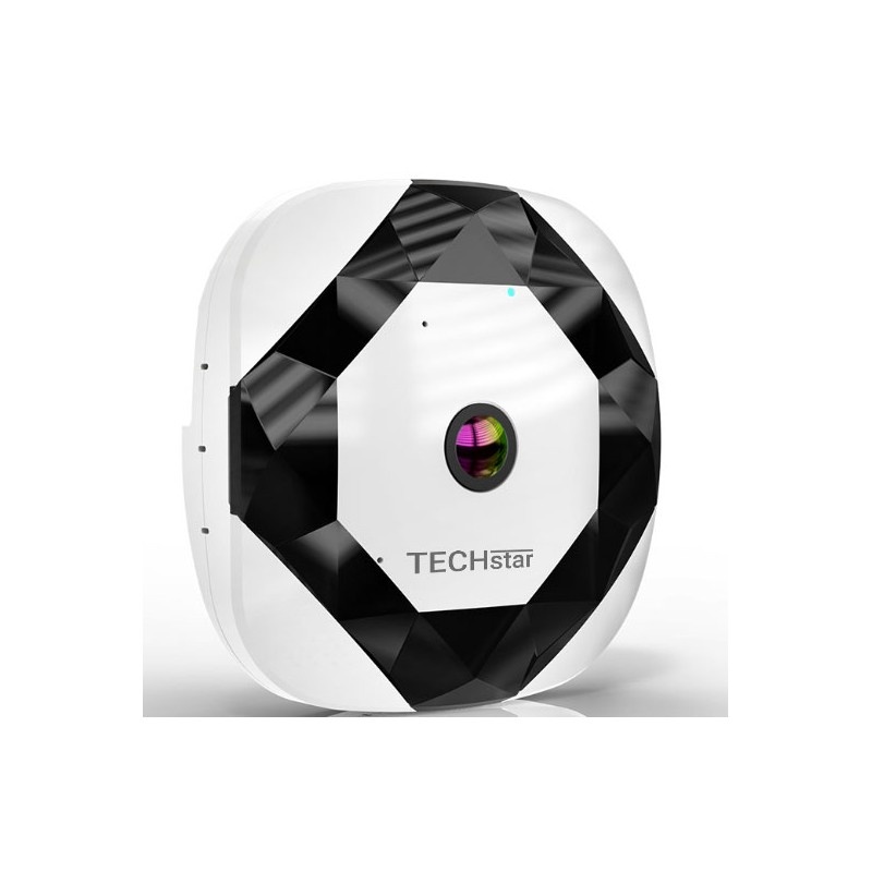 Camera Supraveghere Video Techstar® V380 3603T, Full HD 1080P , Wireless, 360°, Detectare Miscare, Microfon, Difuzor - 2 | YEO