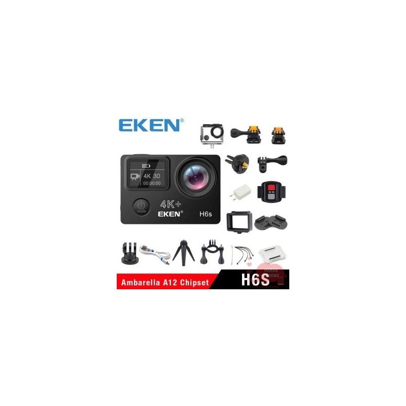 Camera Video Sport Originala EKEN H6S UltraHD 4k Stabilizator 14MP Wifi 2\'\'LCD Telecomanda Senzor Panasonic Unghi 170 Grade - 3 | YEO