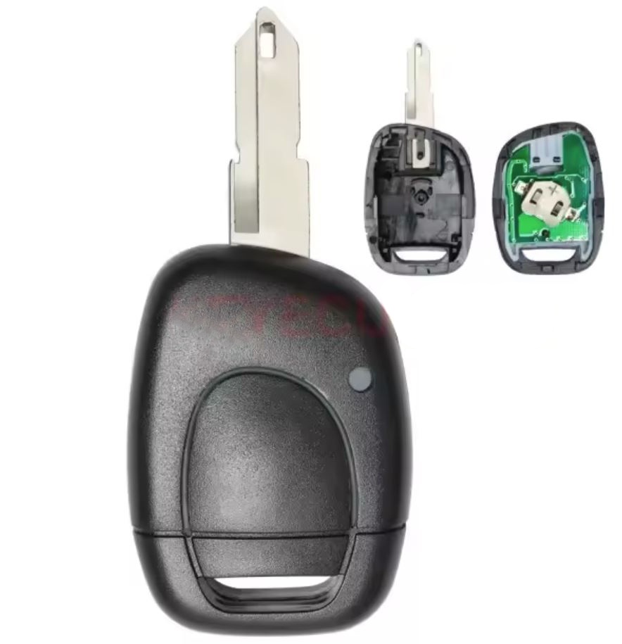 Carcasa cheie auto Techstar cu 1 buton si lama 206 pentru Renault – compatibila Clio, Kangoo, Megane, Twingo