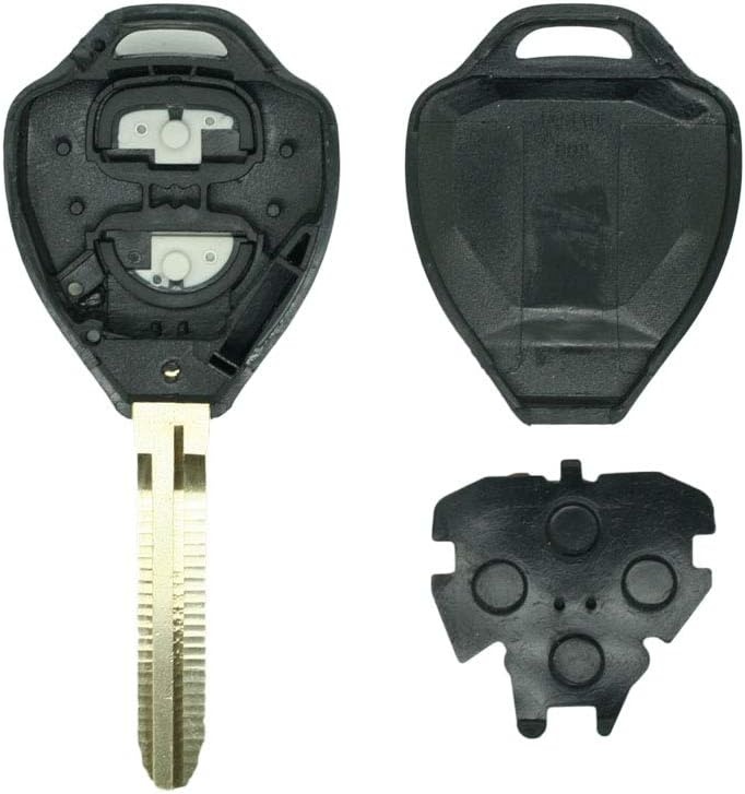 Carcasa Cheie Auto Techstar, cu 2 Butoane Compatibila Toyota Corolla, RAV4, Yaris, Avensis, Hilux, Prado - 1 | YEO