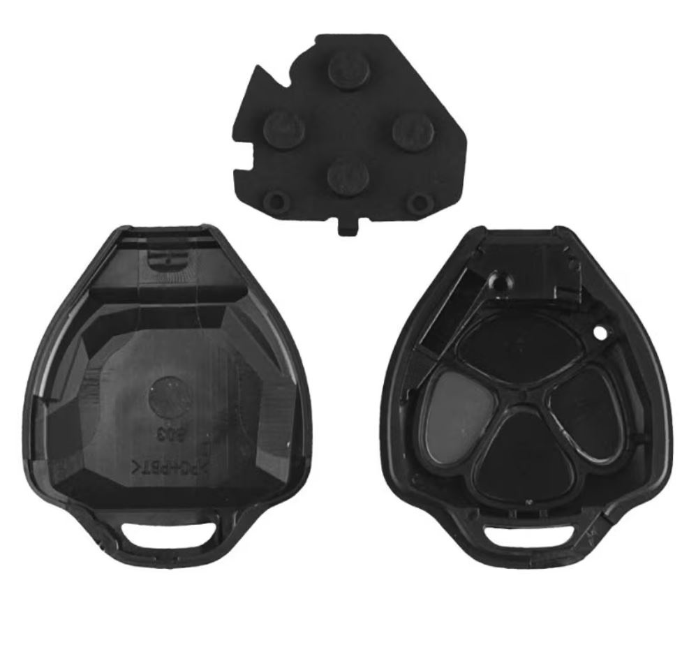Carcasa cheie auto Techstar cu 2 butoane pentru Toyota – compatibila Corolla, Camry, Avensis, RAV4, Yaris - 3 | YEO