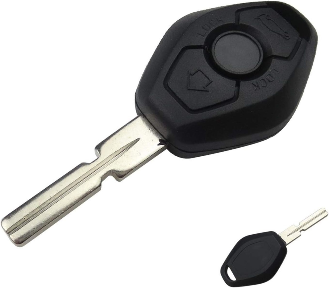 Carcasa cheie auto Techstar cu 3 butoane si lama 4 piste pentru BMW – compatibila E46, E39, E60, X3, X5