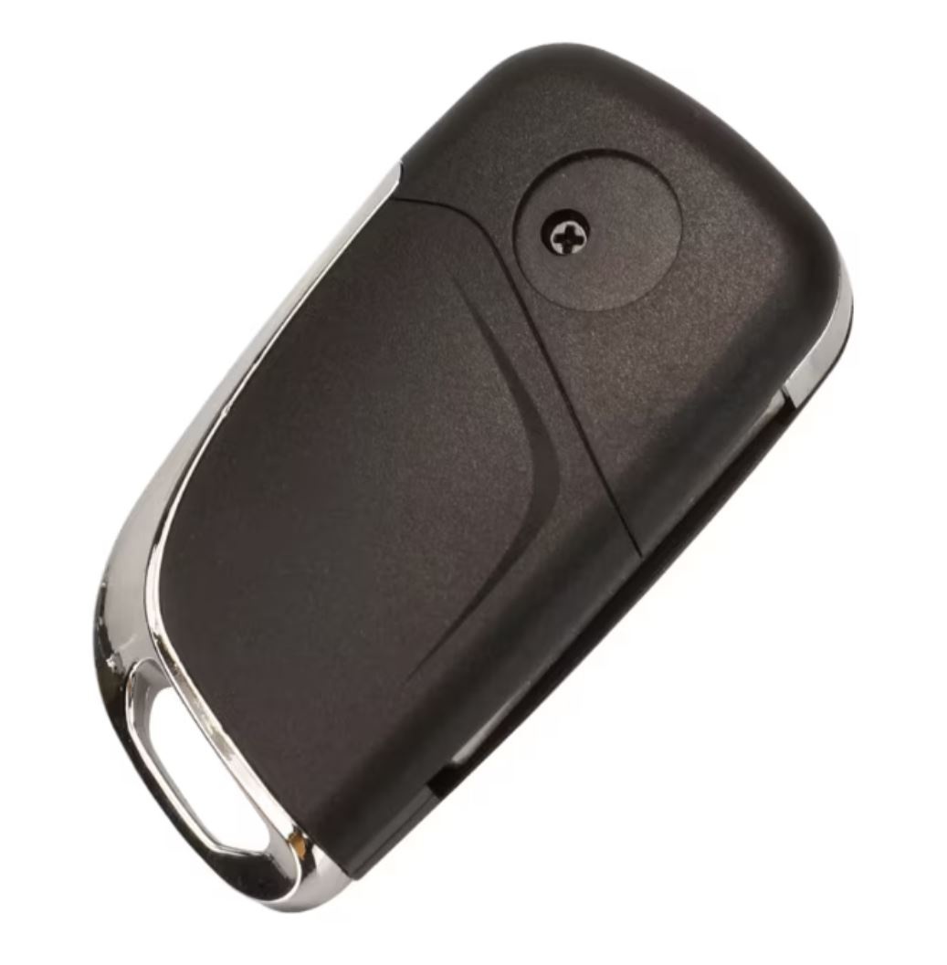 Carcasa Cheie Auto Transformare tip Briceag Techstar compatibila Opel Astra, Insignia, Meriva, Zafira, Vauxhall, Chevrolet Cruze – 2 Butoane, Elemente Cromate - imagine 4