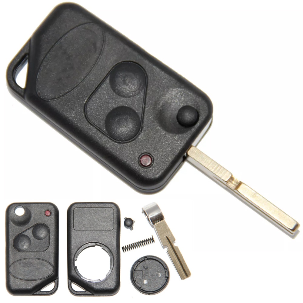 Carcasa cheie flip 2 butoane RFC pentru Range Rover P38 (1994 - 2002) – Carcasa aftermarket pentru telecomanda Land Rover