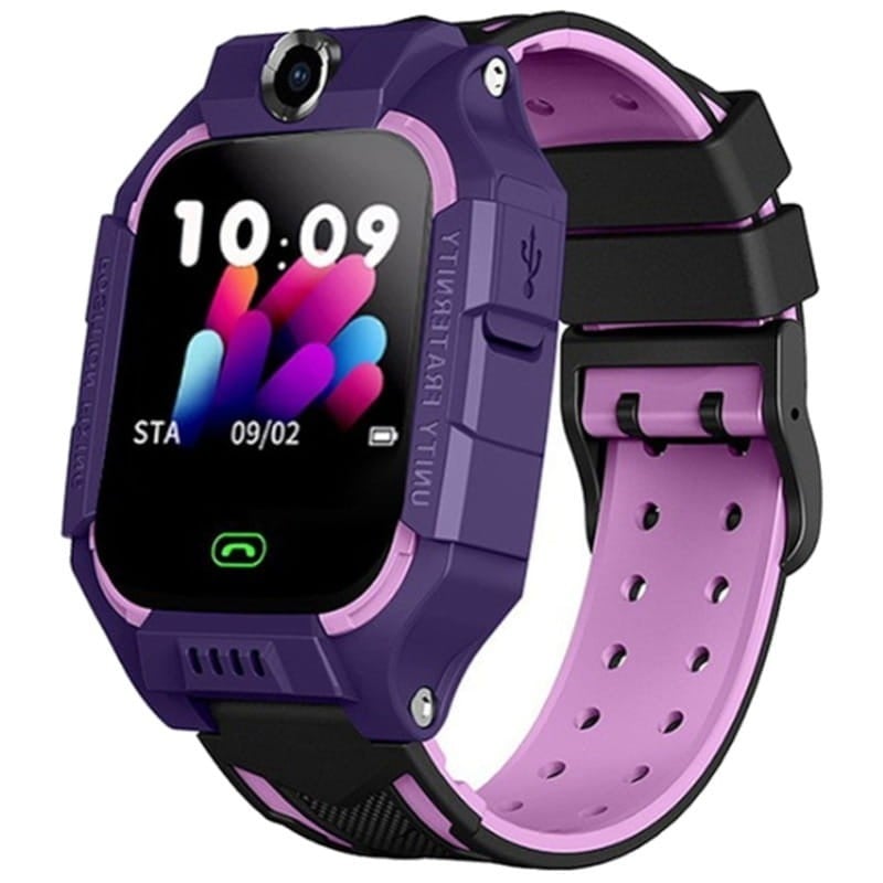 Ceas Smartwatch Copii Techstar® Q19, 1.40 inch IPS, Cartela SIM, Tracker LBS, Buton SOS, Apelare Bidirectionala, Mov - 3 | YEO