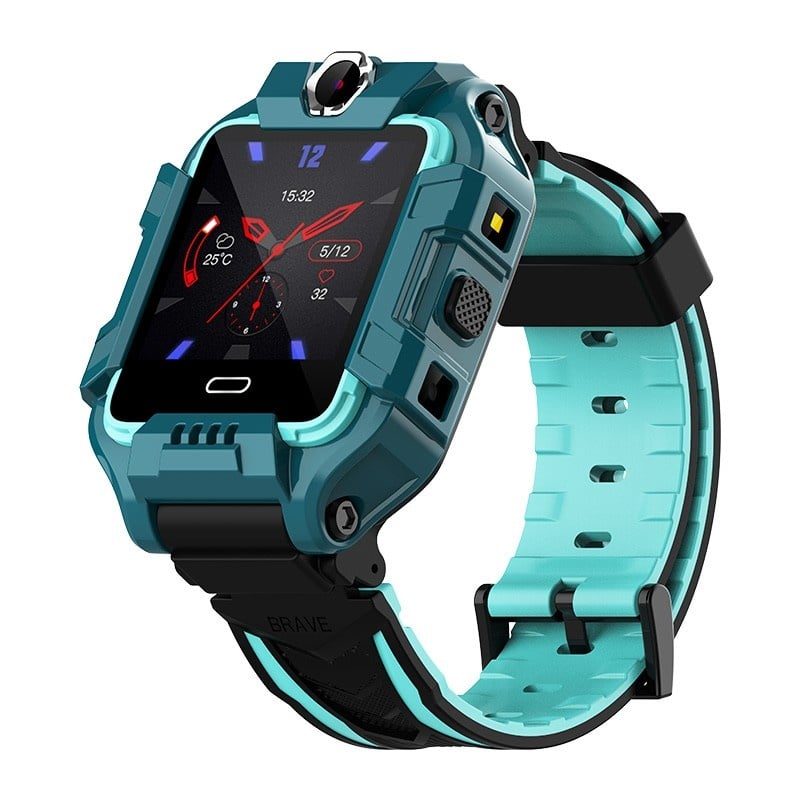 Ceas Smartwatch Copii Techstar® Y99, 1.40 inch IPS, Cartela SIM 4G LTE, Tracker GPS, AGPS, LBS, WIFI, Buton SOS, Apelare Video, Verde